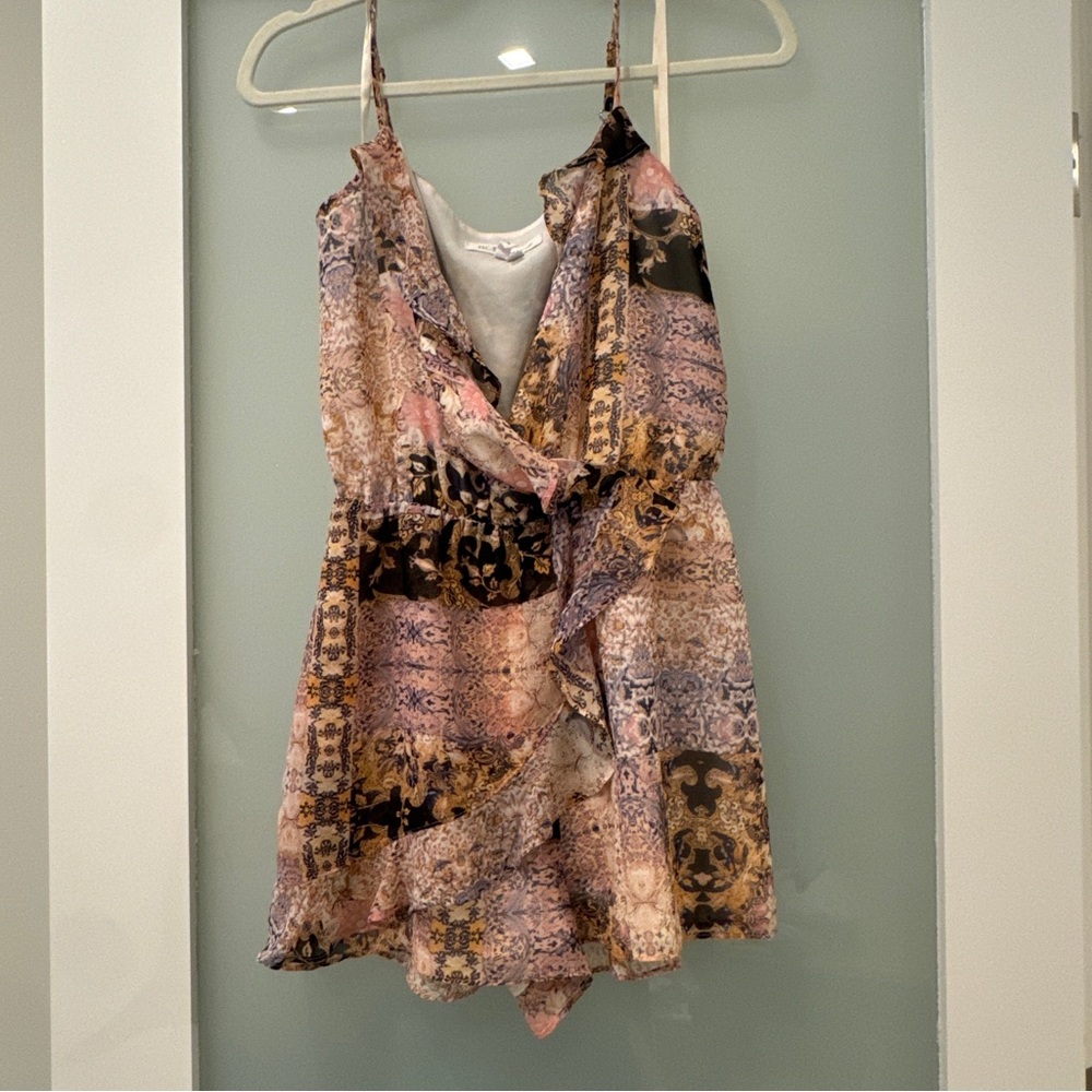 Bcbgeneration Multicolor Patterned Romper - image 1